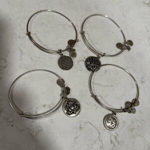Lot of 4 Alex and Ani Bracelets
